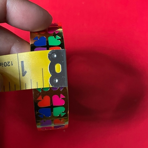 KATE SPADE BRACELET,Play Your Cards Rigth Bangle,Kate Spade Heart Bangle - Picture 4 of 11